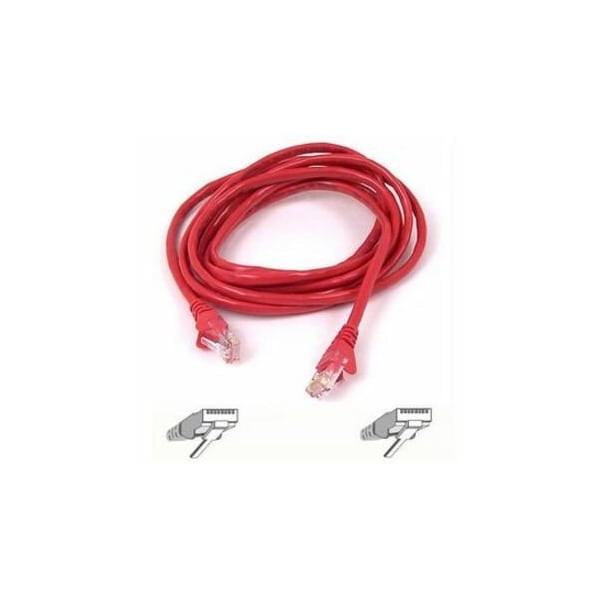 Belkin Patch Cable - Rj-45 (M) - Rj-45 (M) - 15 Ft - Utp - ( Cat 5E ) - Red A3L791-15-RED-S - main